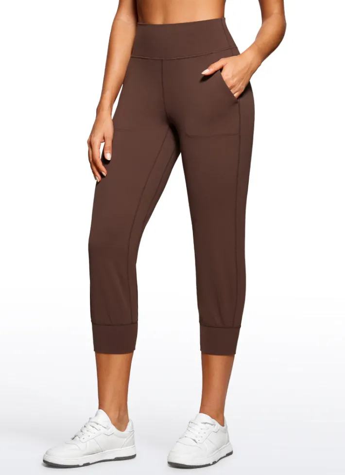 Fashion CRZ YOGA Butterluxe High Waist Cropped Joggers 23" with Pockets