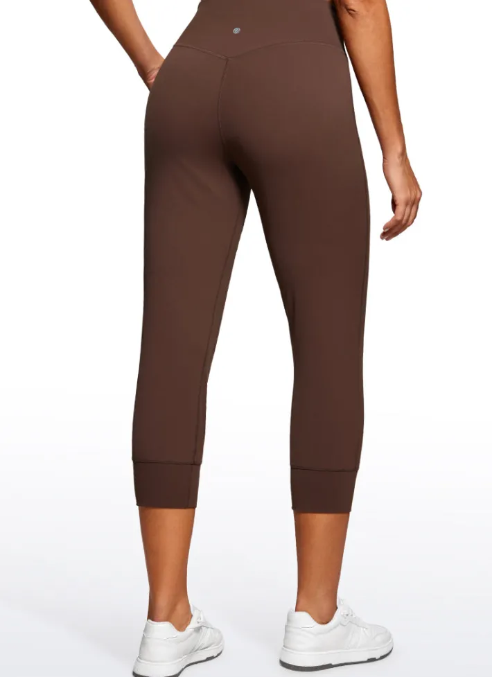 Fashion CRZ YOGA Butterluxe High Waist Cropped Joggers 23" with Pockets