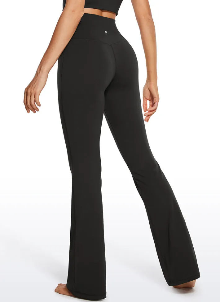 New CRZ YOGA Butterluxe High Waist Flare Pocket Leggings 33.5"