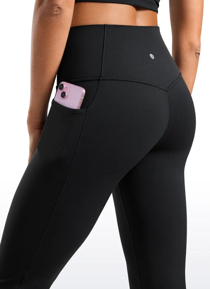 Sale CRZ YOGA Butterluxe High Waist Flare Side Pocket Leggings 31.5"