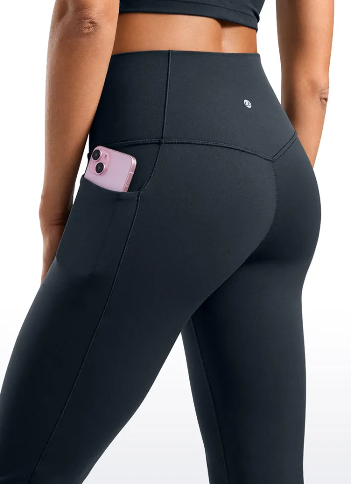 Sale CRZ YOGA Butterluxe High Waist Flare Side Pocket Leggings 31.5"