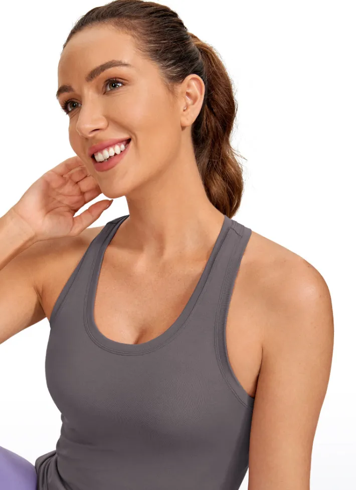 Clearance CRZ YOGA Butterluxe Hip-Length Tank Racerback