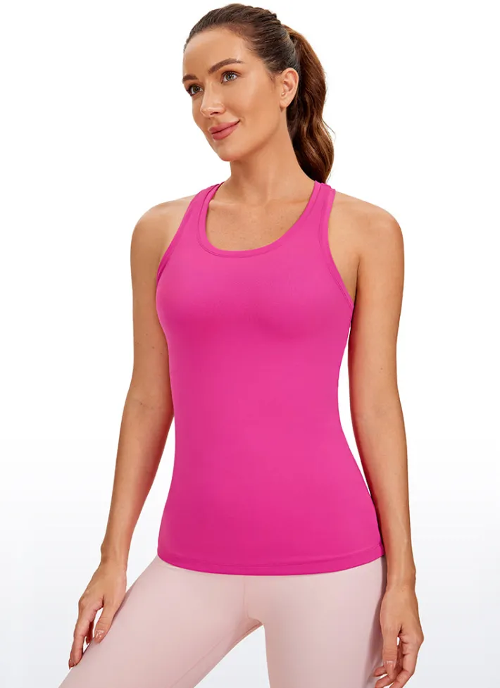 New CRZ YOGA Butterluxe Hip-Length Tank Racerback
