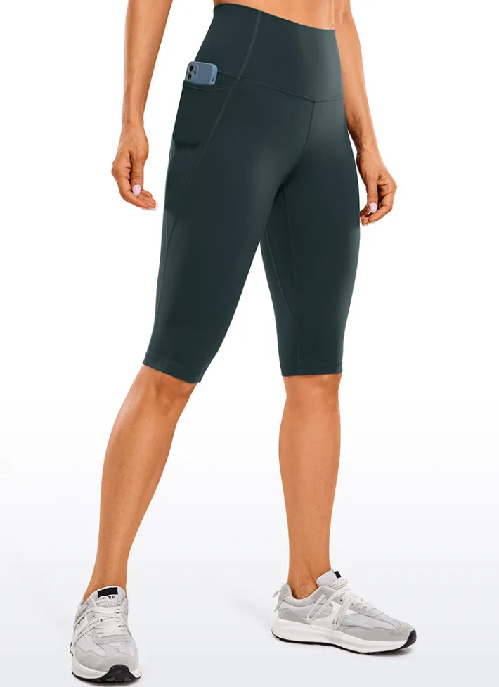 Fashion CRZ YOGA Butterluxe Knee Length Pockets Capri Leggings 13''