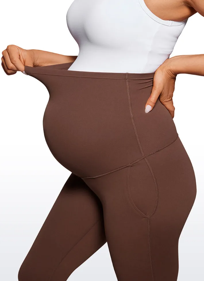 Cheap CRZ YOGA Butterluxe Maternity Flare Pockets Leggings 31" - Super High Waist