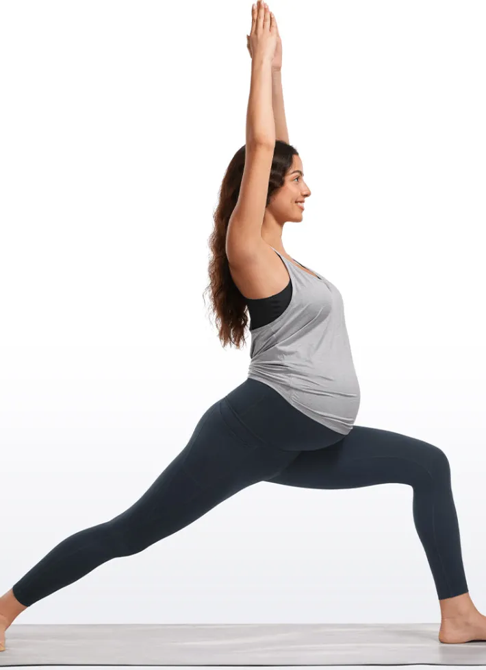 Best CRZ YOGA Butterluxe Maternity Leggings with Pockets 25"