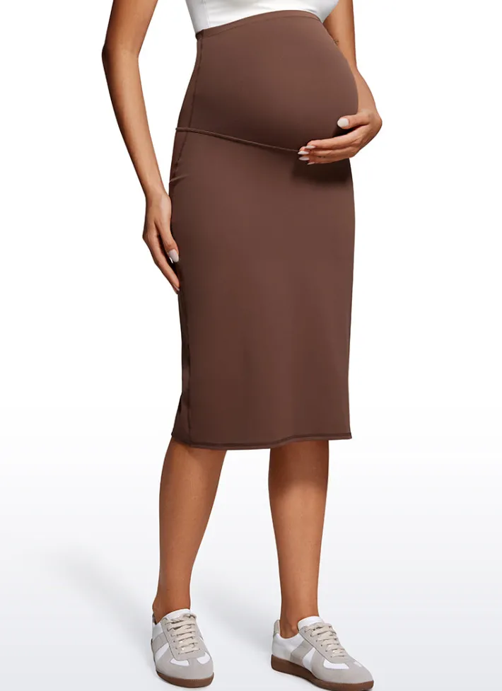 Store CRZ YOGA Butterluxe Maternity Midi Skirts