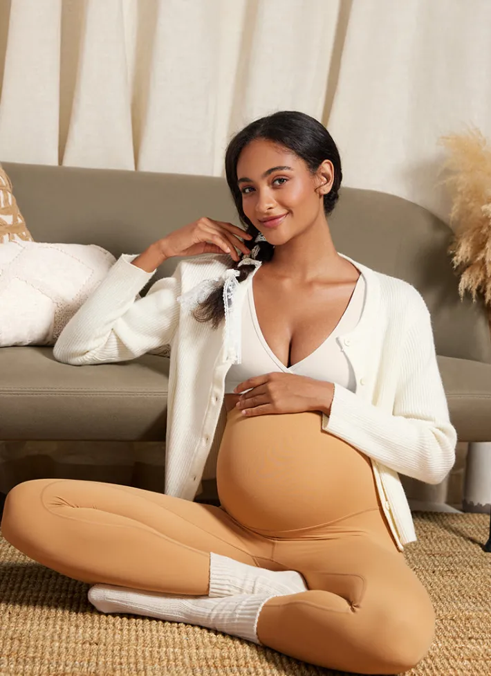 New CRZ YOGA Butterluxe Maternity Nursing Crossover Wireless Bras