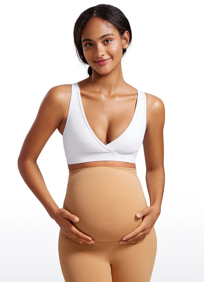 New CRZ YOGA Butterluxe Maternity Nursing Crossover Wireless Bras