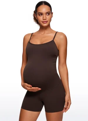 Best Sale CRZ YOGA Butterluxe Maternity Rompers 4'' - Shorts Bodysuits
