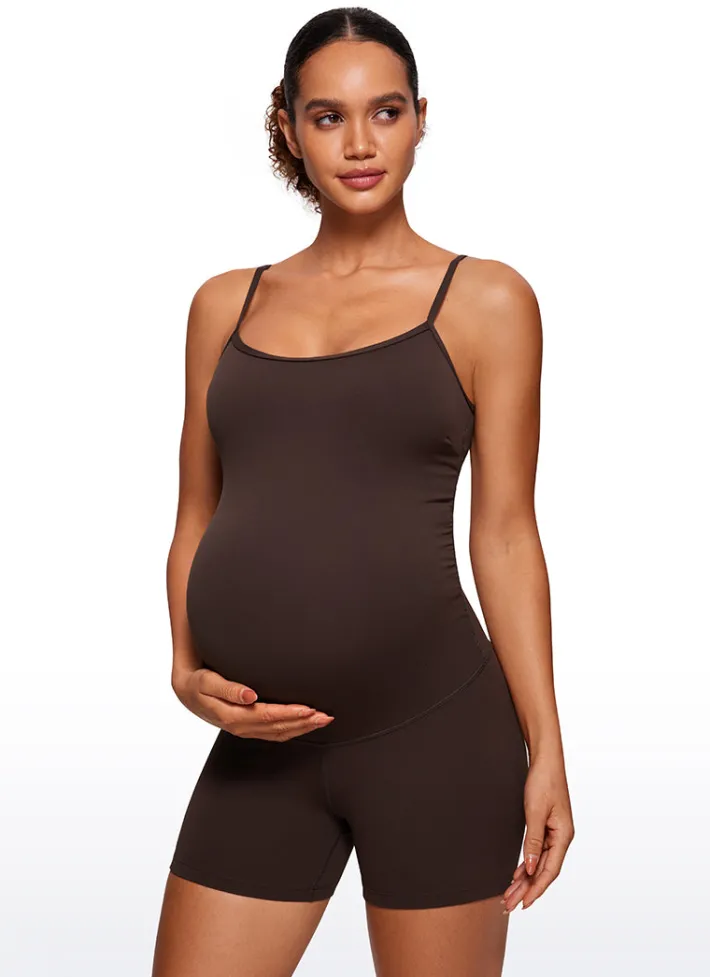 Best Sale CRZ YOGA Butterluxe Maternity Rompers 4'' - Shorts Bodysuits