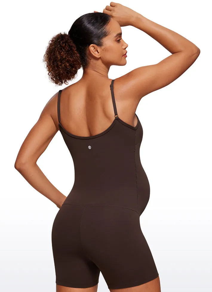 Best Sale CRZ YOGA Butterluxe Maternity Rompers 4'' - Shorts Bodysuits
