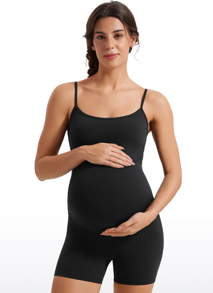Best Sale CRZ YOGA Butterluxe Maternity Rompers 4'' - Shorts Bodysuits
