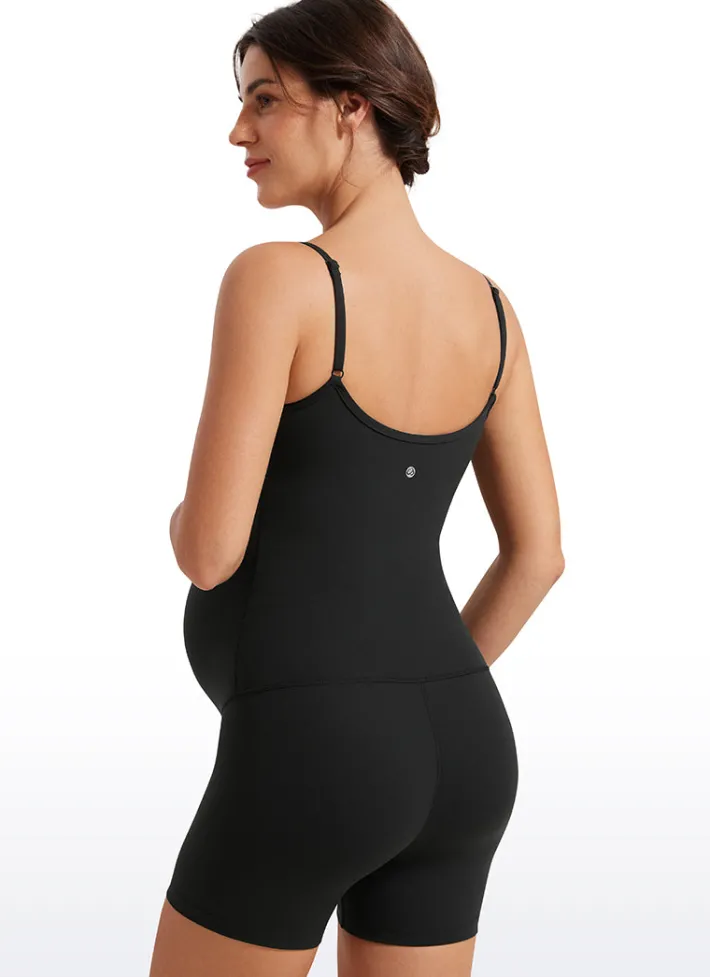 Best Sale CRZ YOGA Butterluxe Maternity Rompers 4'' - Shorts Bodysuits