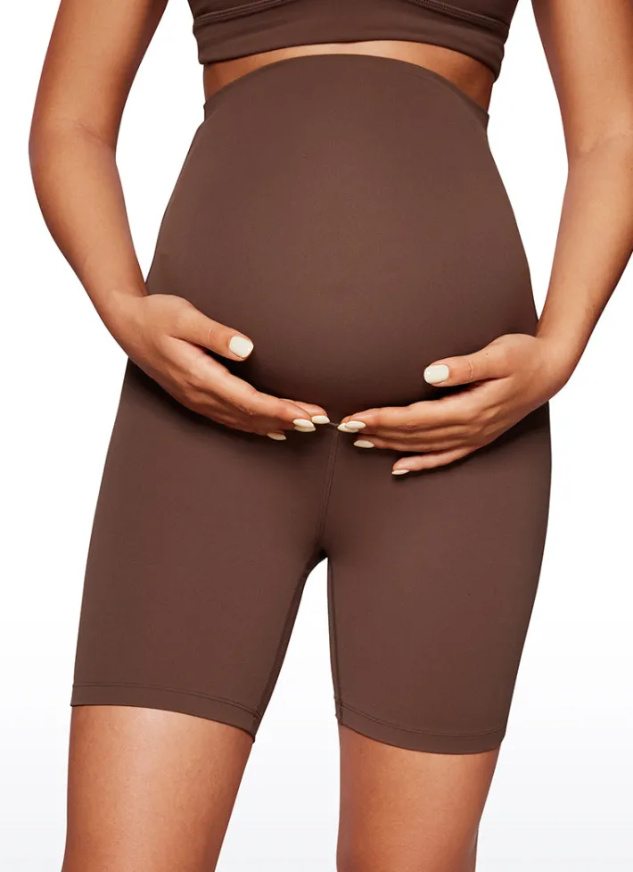 Cheap CRZ YOGA Butterluxe Maternity Shorts 6''- Super High Waist