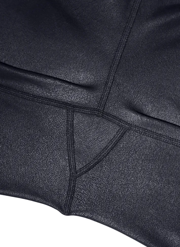 Cheap CRZ YOGA Butterluxe Matte Faux Leather Leggings 25''