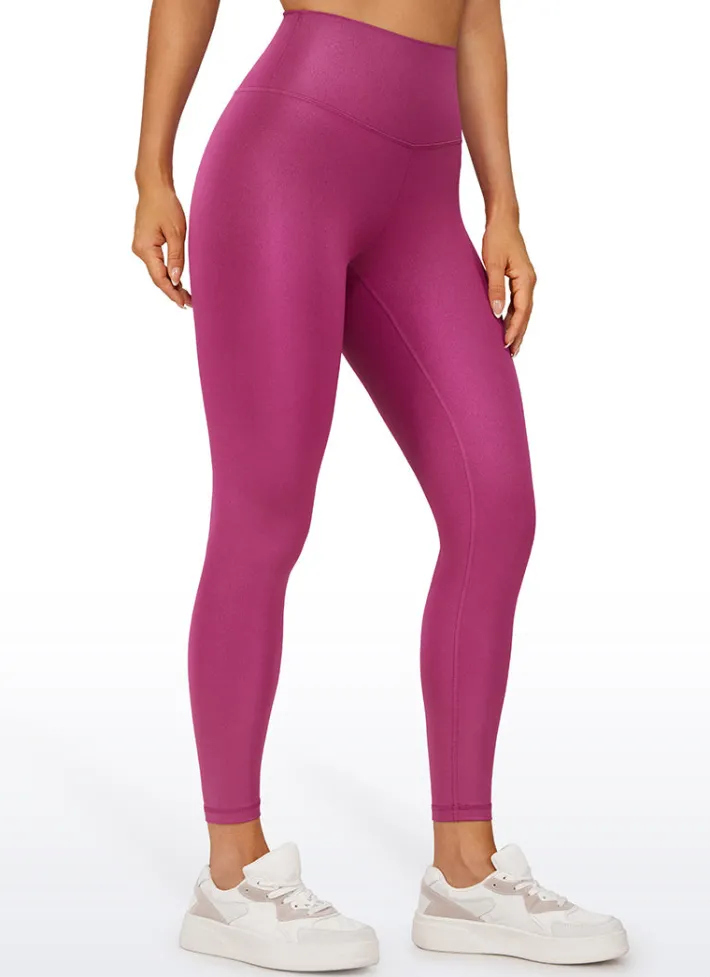 Cheap CRZ YOGA Butterluxe Matte Faux Leather Leggings 25''