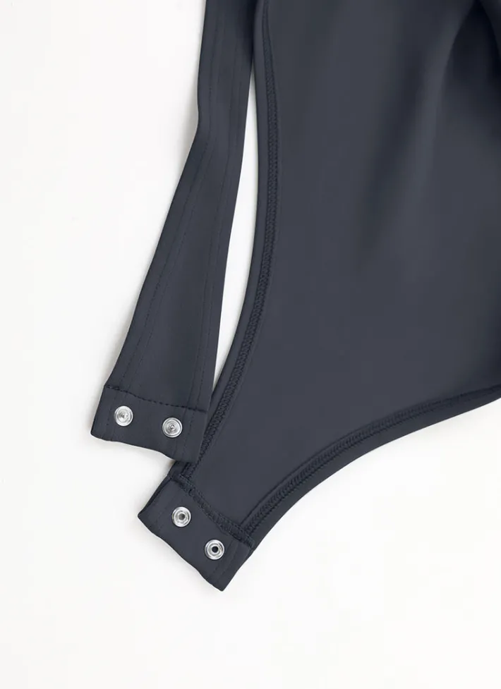 Store CRZ YOGA Butterluxe Mock Turtleneck Long Sleeve Bodysuits