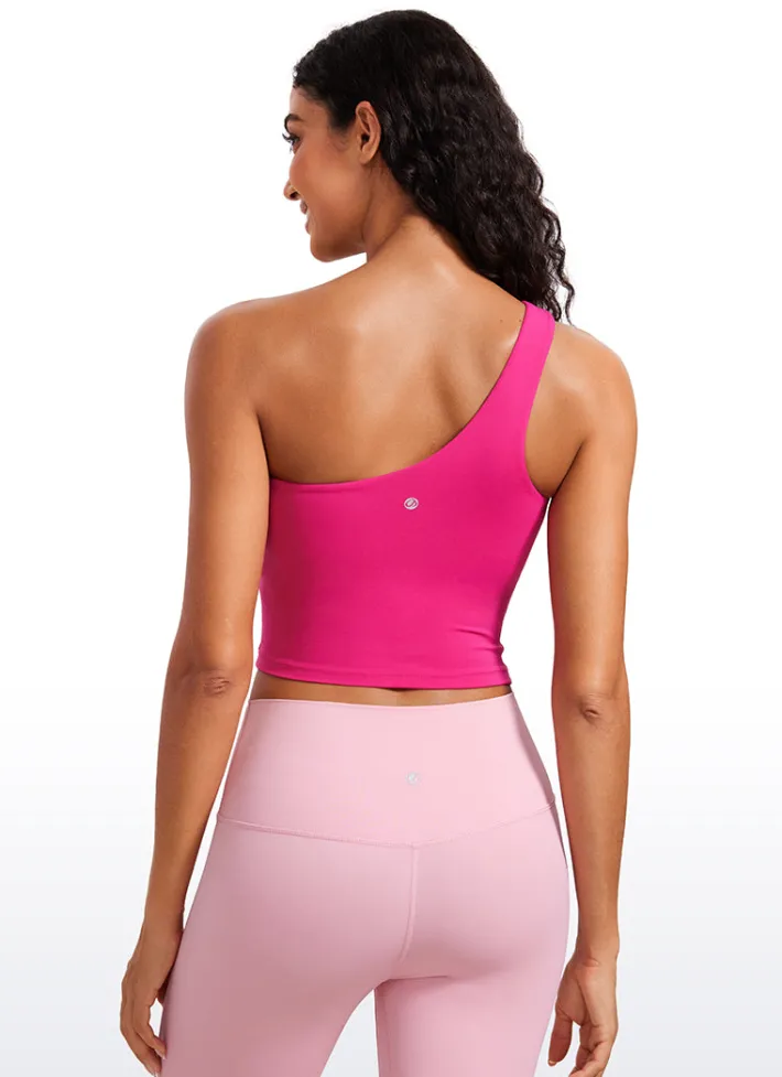 Best Sale CRZ YOGA Butterluxe One Shoulder Built-in Bra Tanks