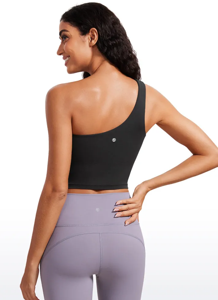 Best Sale CRZ YOGA Butterluxe One Shoulder Built-in Bra Tanks