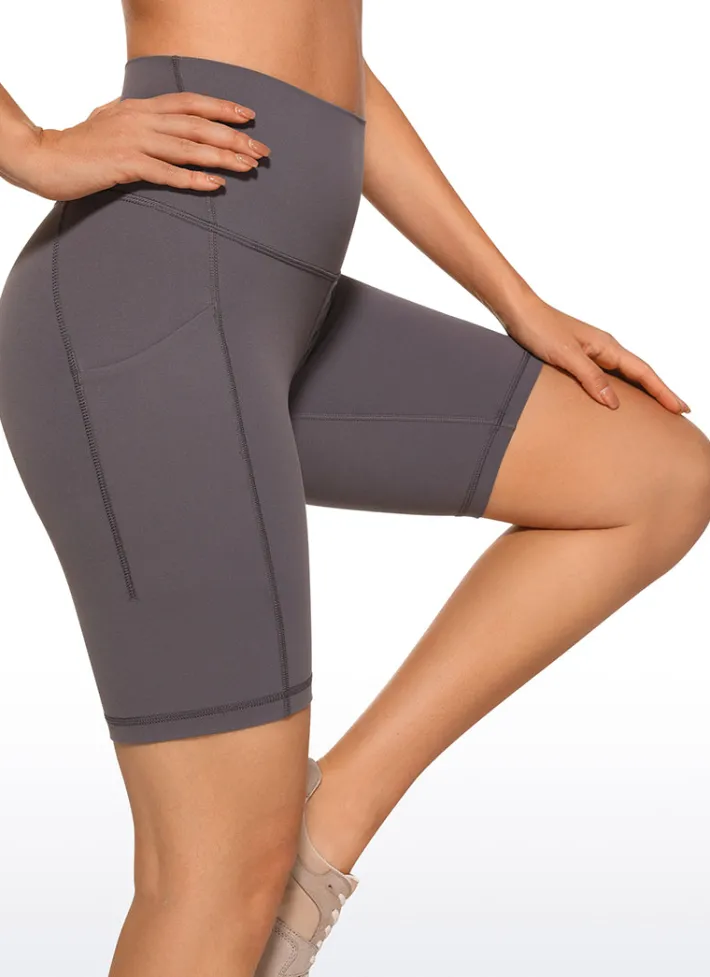 New CRZ YOGA Butterluxe Pockets Shorts 8''