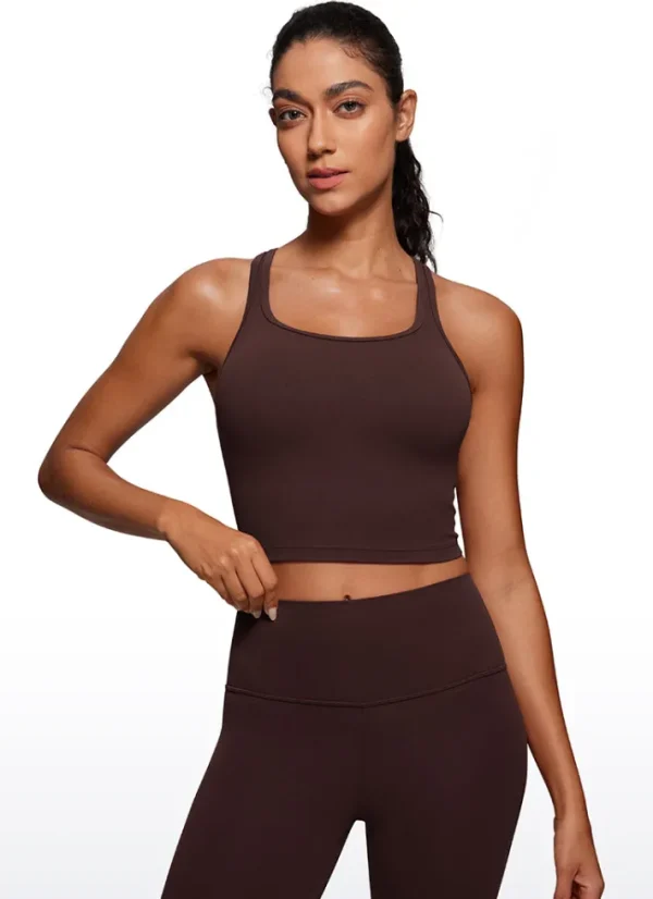 Fashion CRZ YOGA Butterluxe Scoop Neck Bra Racerback Longline