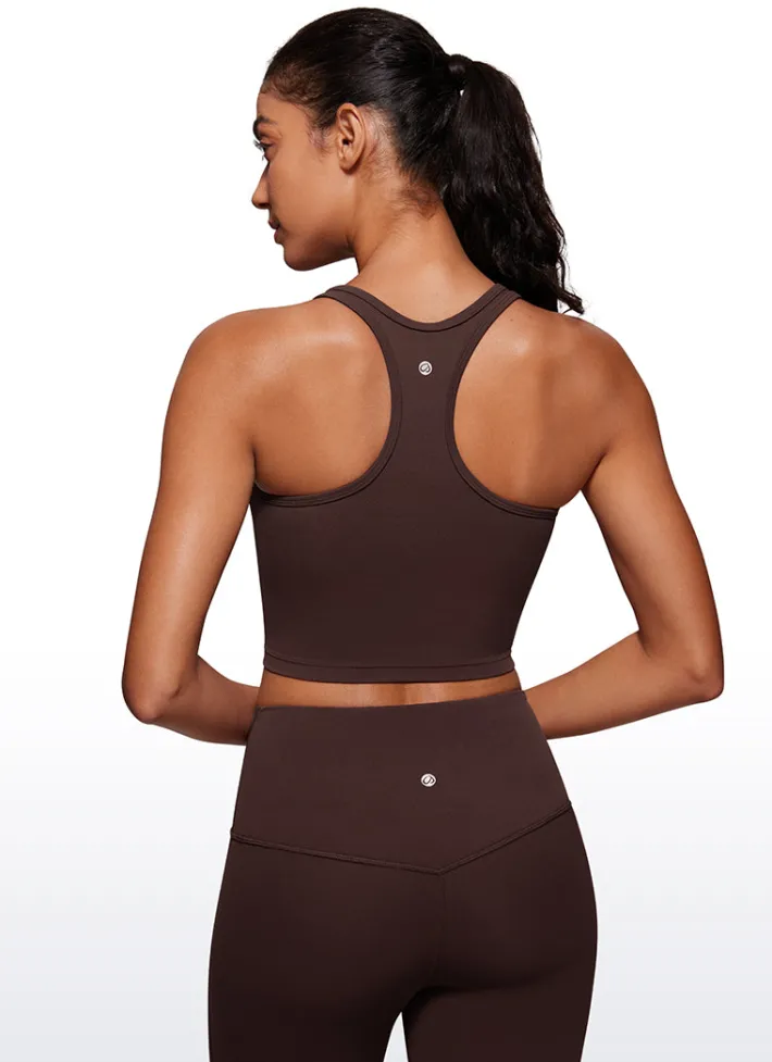 Fashion CRZ YOGA Butterluxe Scoop Neck Bra Racerback Longline