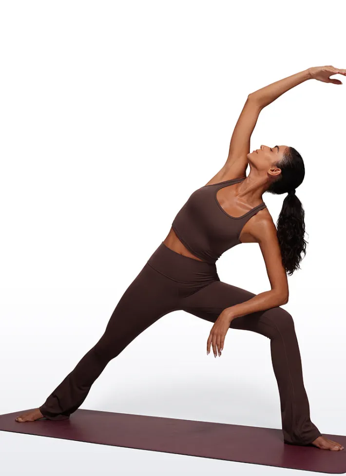 Fashion CRZ YOGA Butterluxe Scoop Neck Bra Racerback Longline