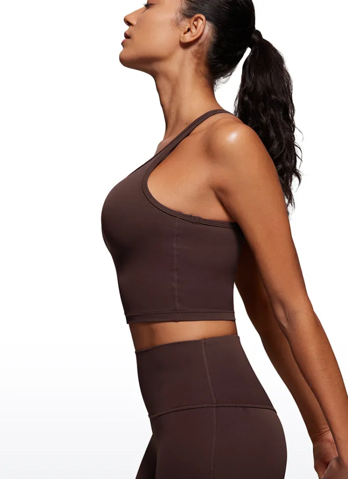 Fashion CRZ YOGA Butterluxe Scoop Neck Bra Racerback Longline