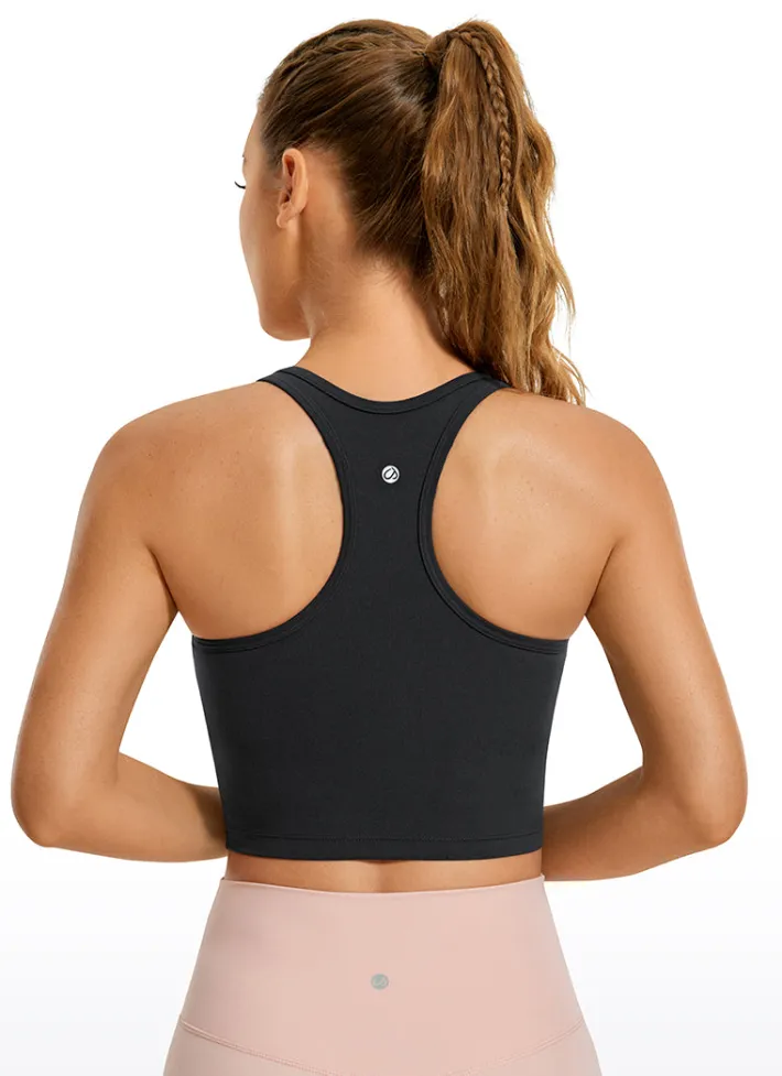 Fashion CRZ YOGA Butterluxe Scoop Neck Bra Racerback Longline