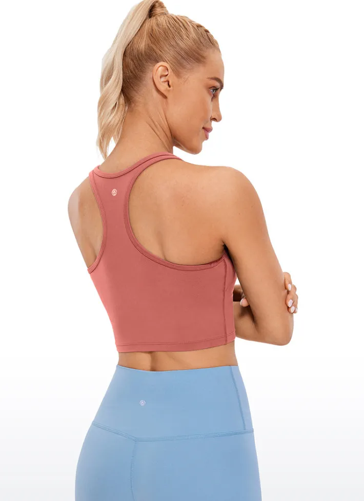 Fashion CRZ YOGA Butterluxe Scoop Neck Bra Racerback Longline