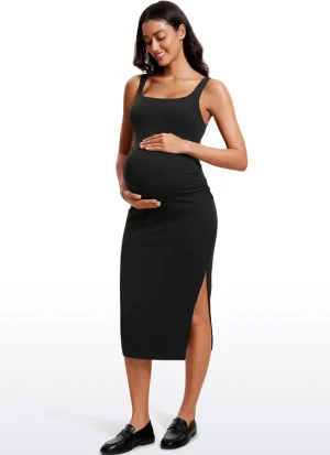Cheap CRZ YOGA Butterluxe Sleeveless Tank Maternity Dress