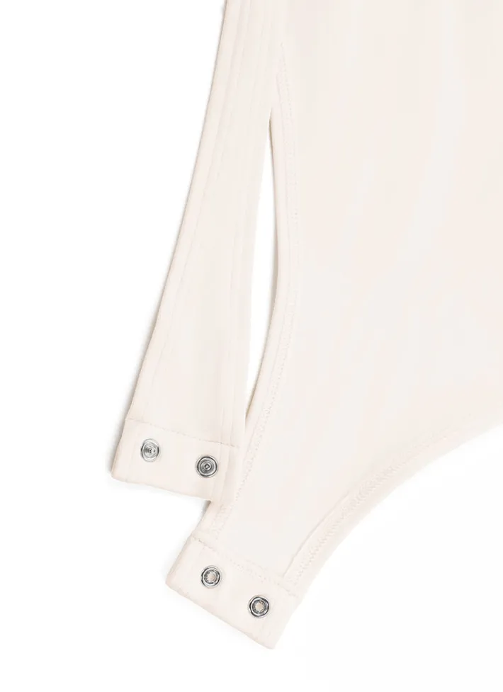 Shop CRZ YOGA Butterluxe Square Neck Long Sleeve Bodysuits
