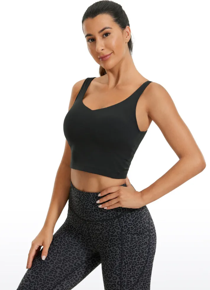 Best CRZ YOGA Butterluxe U-back Built-in Bra Tanks