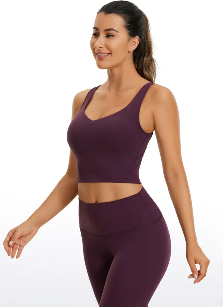 Best CRZ YOGA Butterluxe U-back Built-in Bra Tanks