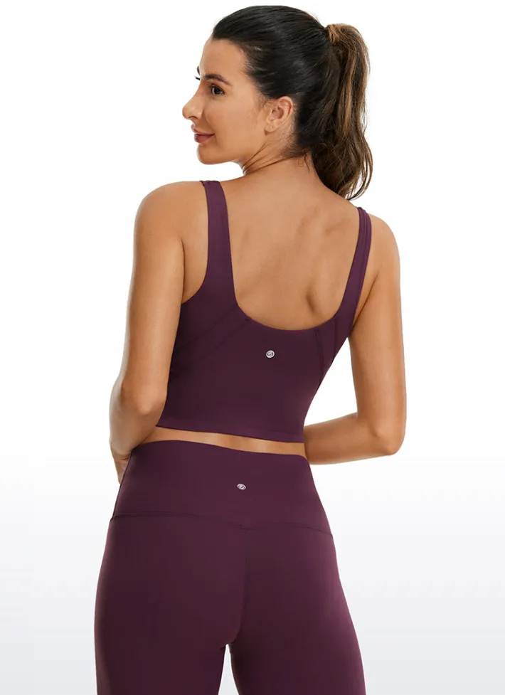 Best CRZ YOGA Butterluxe U-back Built-in Bra Tanks