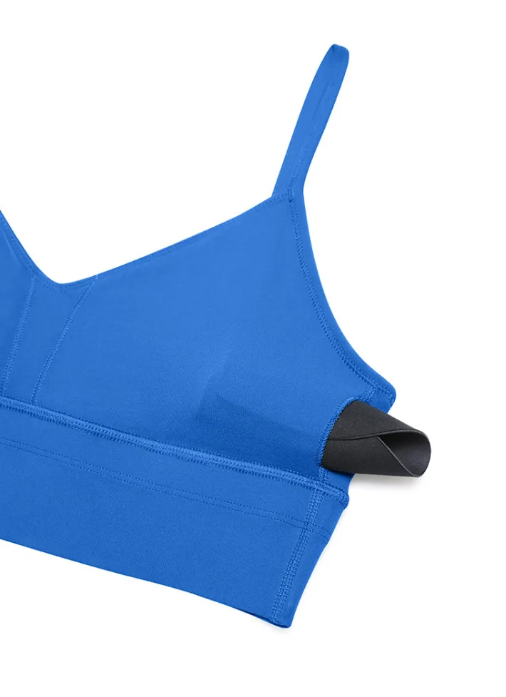 Best CRZ YOGA Butterluxe V Neck Longline Sports Bra