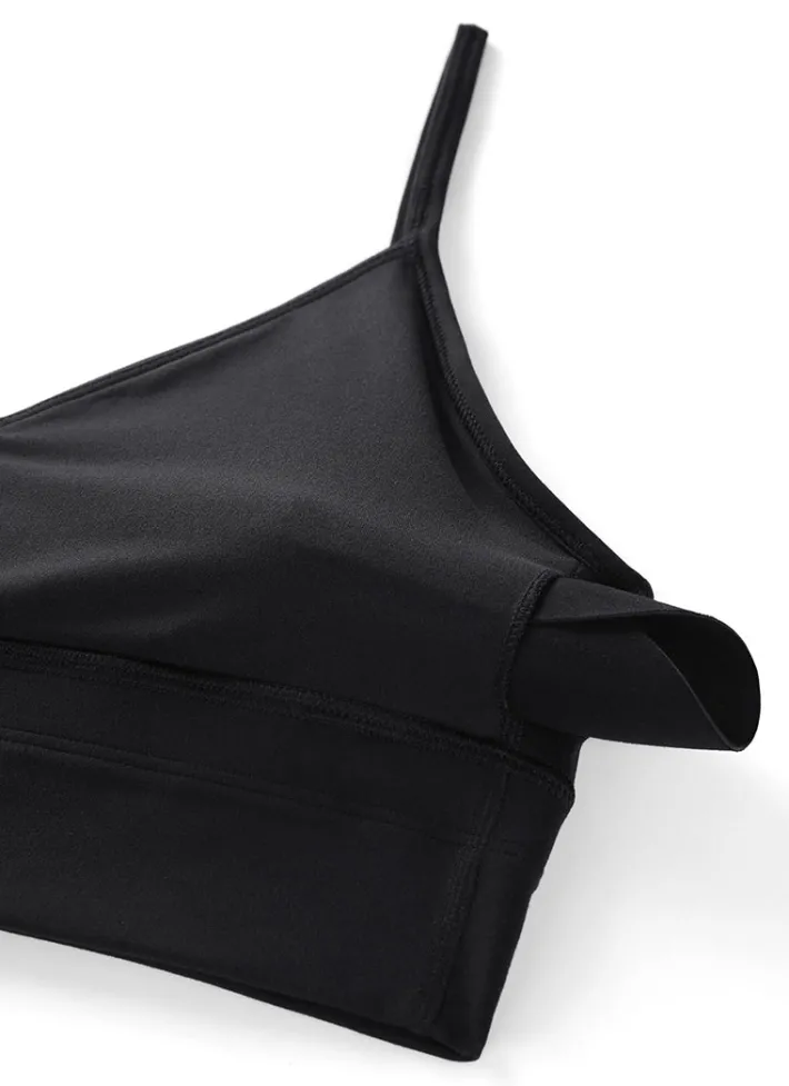 Best CRZ YOGA Butterluxe V Neck Longline Sports Bra