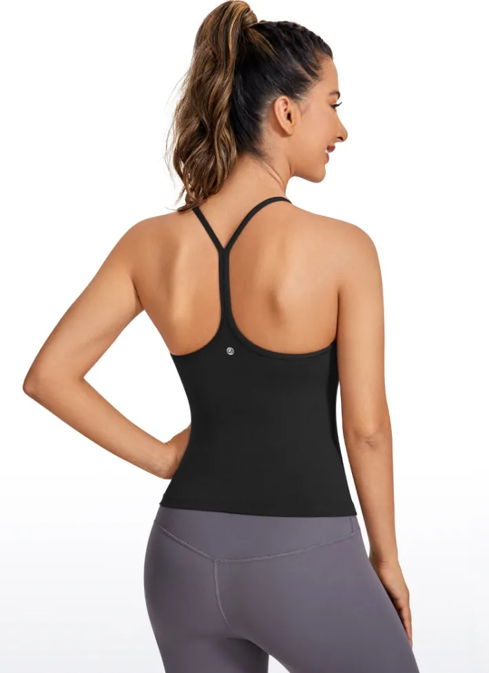 Store CRZ YOGA Butterluxe Waist Length Built-in Bra Tank Y Back