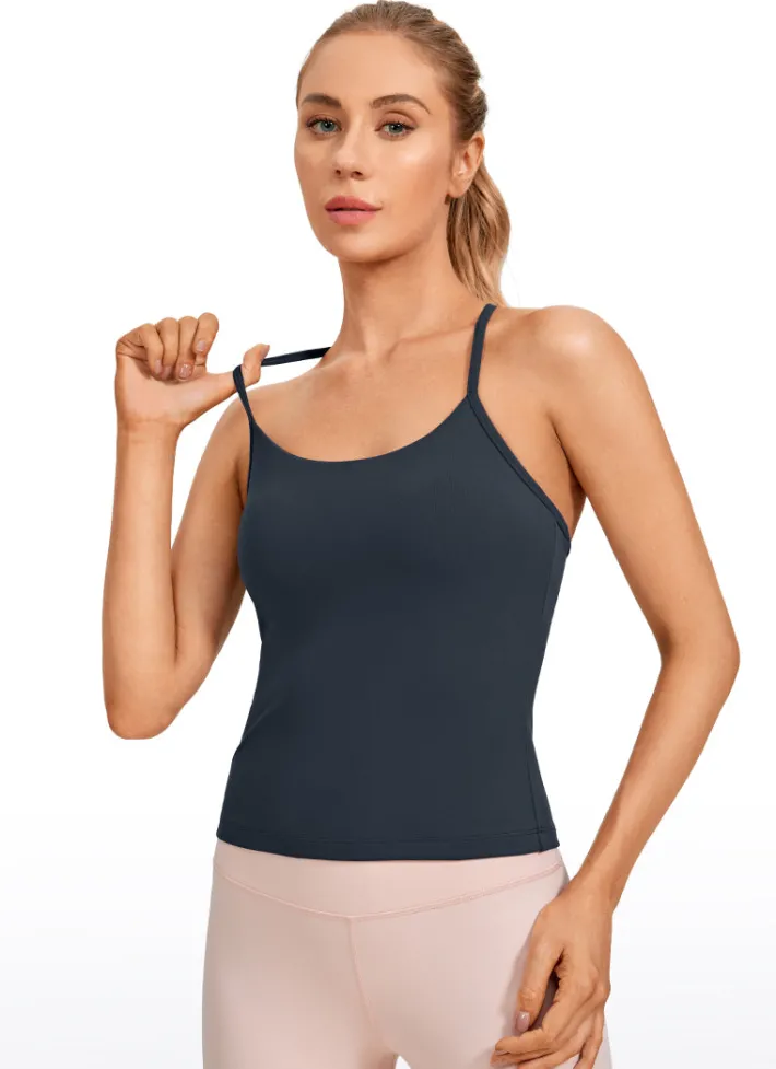 Store CRZ YOGA Butterluxe Waist Length Built-in Bra Tank Y Back