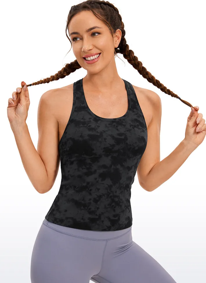 Fashion CRZ YOGA Butterluxe Waist-Length Crewneck Tank Racerback