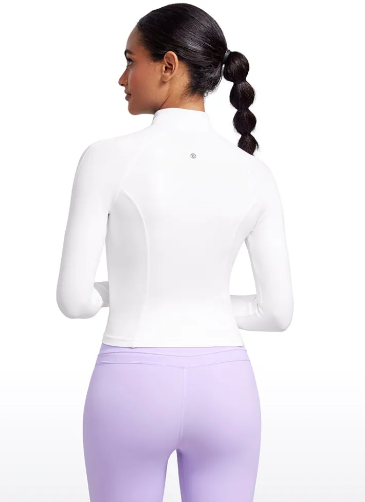 Clearance CRZ YOGA Butterluxe Waist-Length Full Zip Jackets