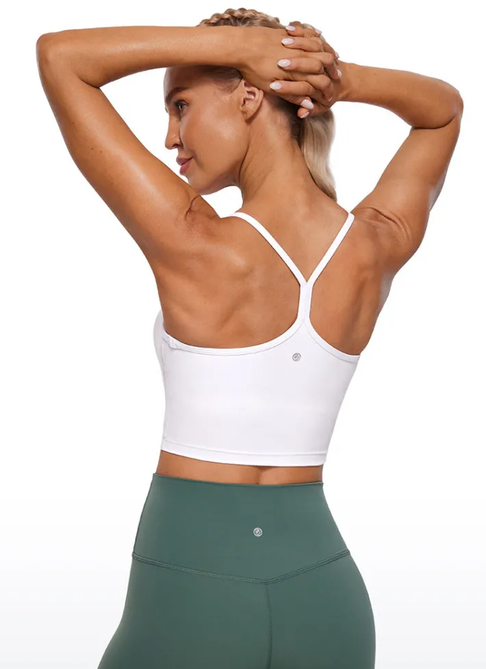 Clearance CRZ YOGA Butterluxe Y Back Built-in Bra Tanks