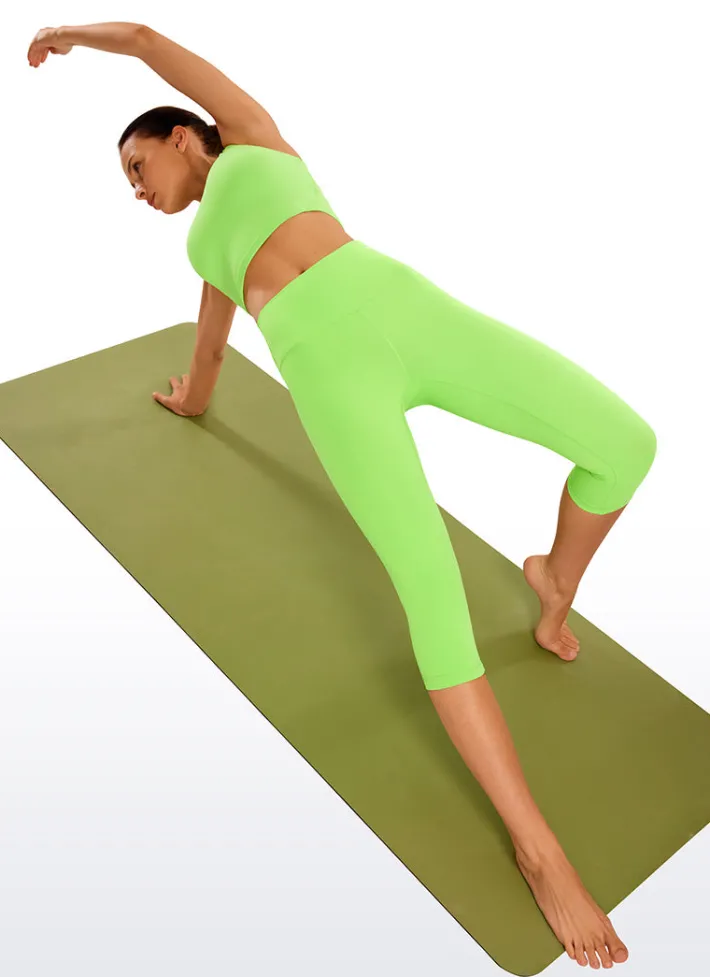 Hot CRZ YOGA Butterluxe Yoga Leggings 17'' Green Glow