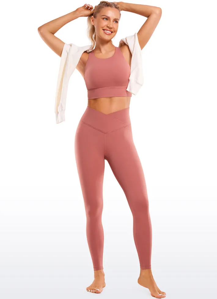 Store CRZ YOGA Butterluxe Yoga Leggings 28''- V Cross Waist