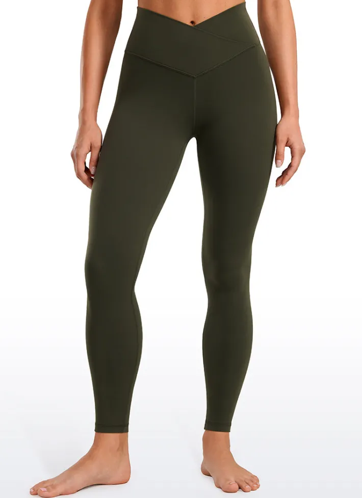 Store CRZ YOGA Butterluxe Yoga Leggings 28''- V Cross Waist
