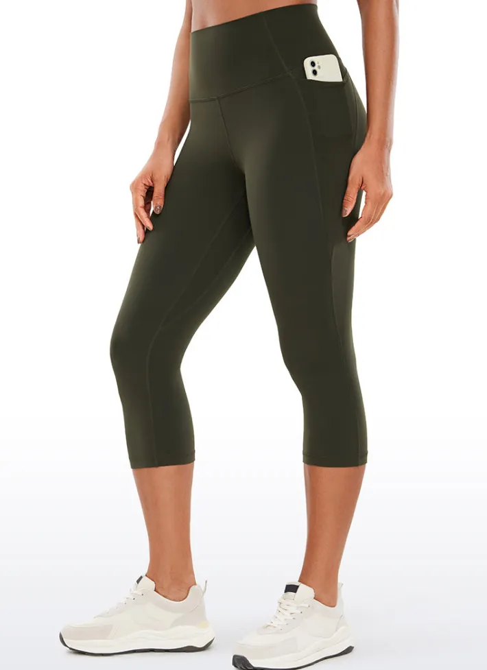 Hot CRZ YOGA Butterluxe Yoga Pockets Capris Leggings 19''