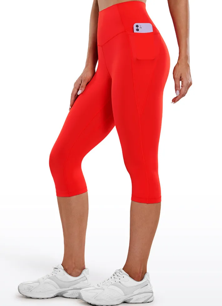Flash Sale CRZ YOGA Butterluxe Yoga Pockets Capris Leggings 17''