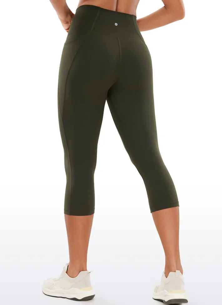 Hot CRZ YOGA Butterluxe Yoga Pockets Capris Leggings 19''