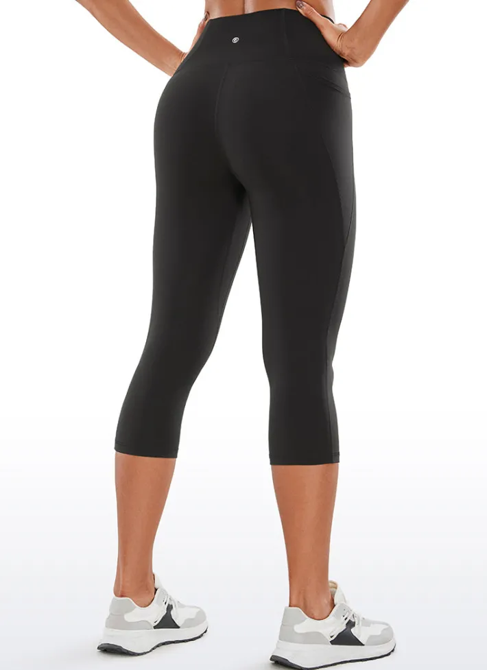 Hot CRZ YOGA Butterluxe Yoga Pockets Capris Leggings 19''